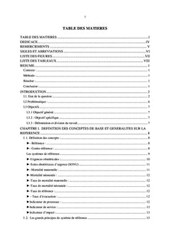 Évaluation du système de référence