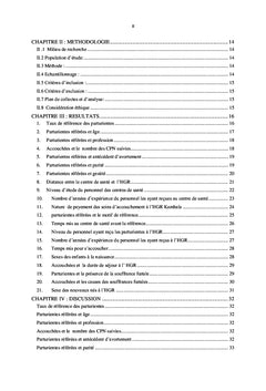 Évaluation du système de référence