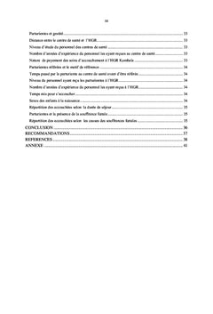Évaluation du système de référence