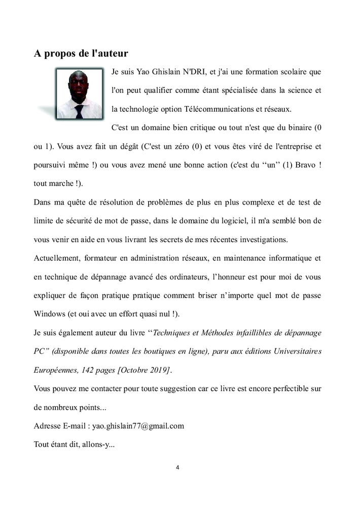 CRACKER LE MOT DE PASSE DE WINDOWS CLIENT ET WINDOWS SERVEUR EN MOINS DE 60 SECONDES