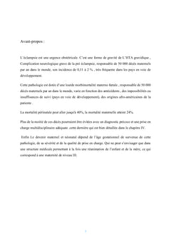 La crise d'éclampsie
