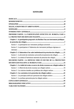 La protection des réfugiés maliens au Burkina Faso