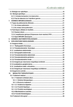 La tuberculose multifocale