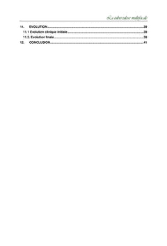 La tuberculose multifocale