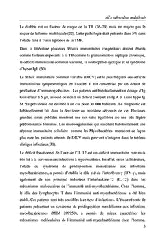 La tuberculose multifocale