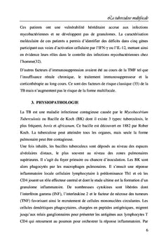 La tuberculose multifocale