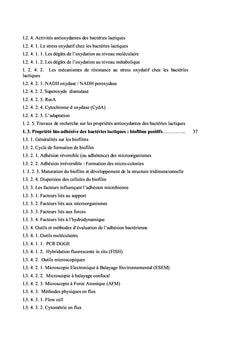 Valorisation des propriétés fonctionnelles des bactéries lactiques