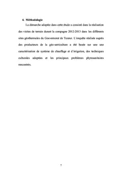 La géo-serriculture dans le territoire oasien Tunisien