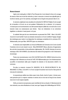 Elaboration du canevas de l'atlas commercial urbain