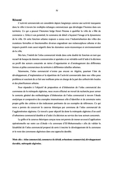 Elaboration du canevas de l'atlas commercial urbain