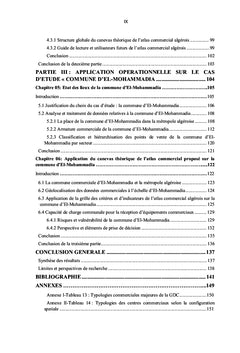 Elaboration du canevas de l'atlas commercial urbain