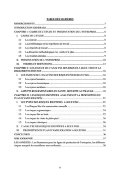 Analyse des risques santé et sécurité au travail