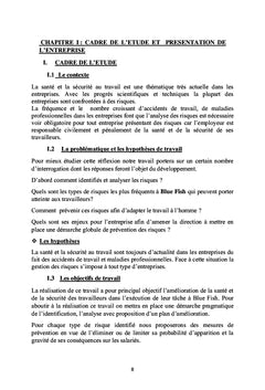 Analyse des risques santé et sécurité au travail