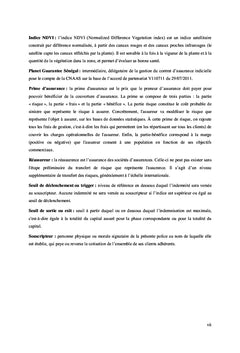 Gestion du risque de base en assurance agricole indicielle