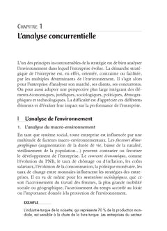 Les stratégies de l'entreprise