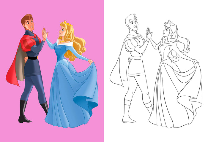 Disney princesses - Maxi Colo avec modèles