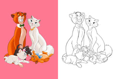 DISNEY - Maxi Colo avec modèles (4+)