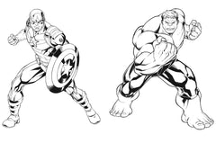 MARVEL - 15 minutes par coloriage (3+)