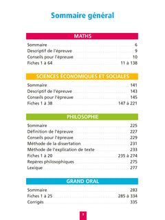 Objectif BAC Fiches Tout-en-un Tle Spé Maths+ spé SES + Philo + Grand Oral
