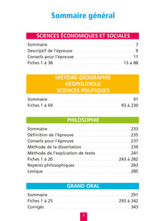 Objectif Bac Fiches Tout-en-un Tle Spé SES + HGGSP + Philo + Grand Oral