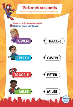 Disney Spidey et ses amis extraordinaires Mon super bloc d'activités de Moyenne Section