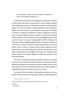 Intratextualité et invention de Soi