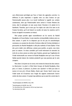 Intratextualité et invention de Soi