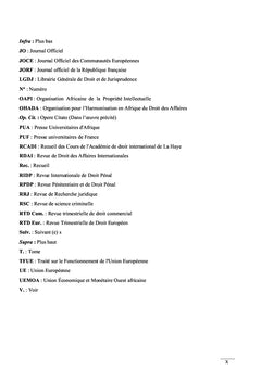 DROIT PENAL OHADA