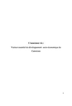 Impacts de l'assurance vie: