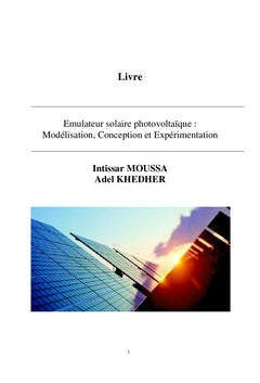 Émulateur Solaire Photovoltaïque :