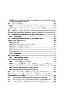 Politiques et Systèmes de Santé