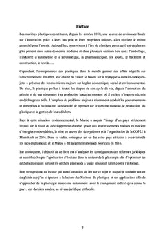 Les réformes juridiques et fiscales du secteur plasturgique au Maroc