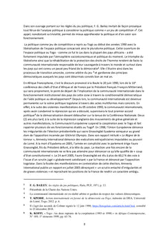 La communauté internationale dans le jeu politique togolais