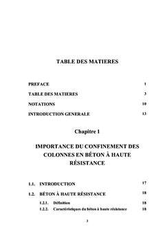 Confinement des colonnes en béton à haute résistance