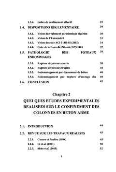 Confinement des colonnes en béton à haute résistance