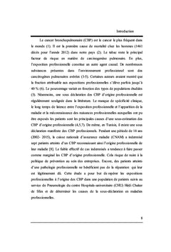 Cancers broncho-pulmonaires professionnels