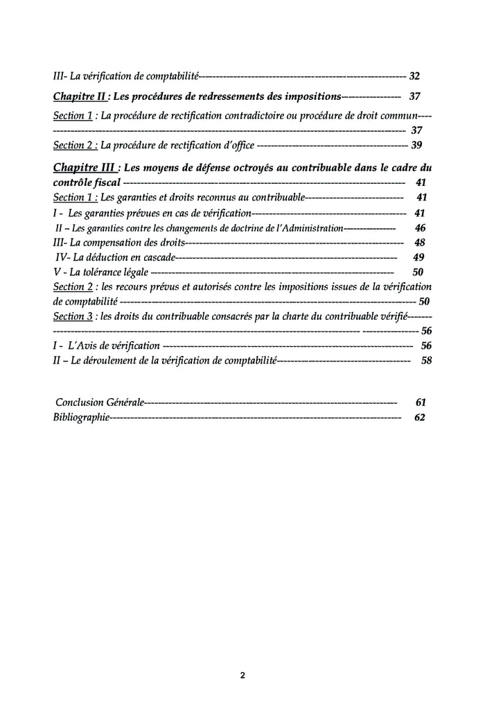 Le contrôle fiscal au Mali