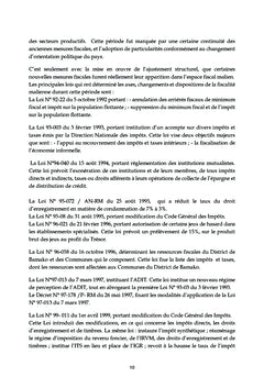 Le contrôle fiscal au Mali