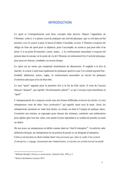 L'intention entrepreneuriale des sportifs professionnels
