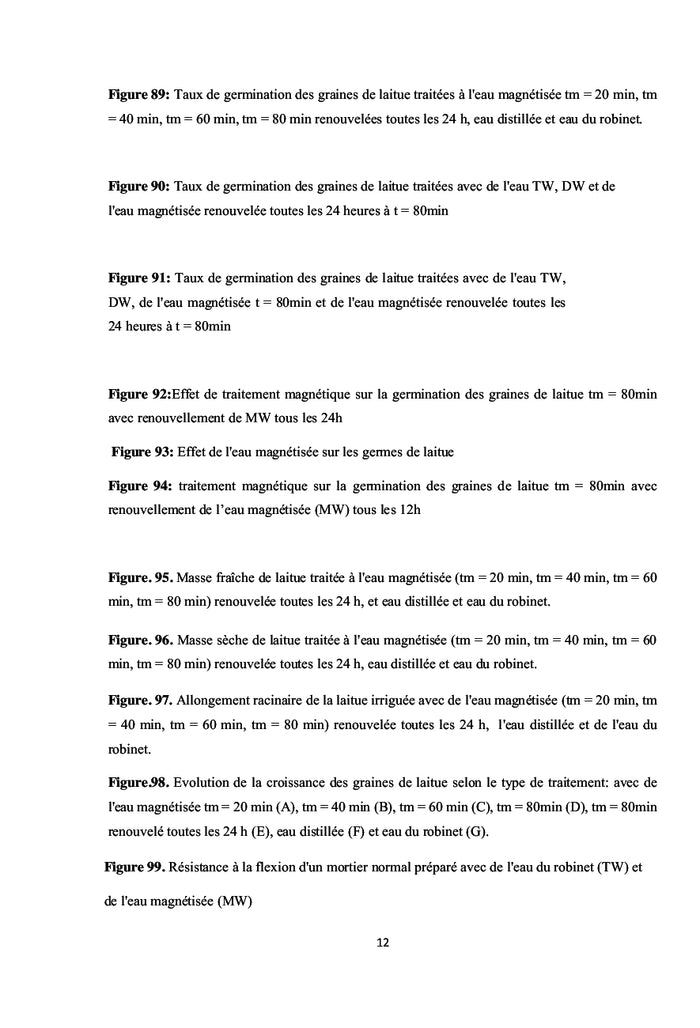 L'eau aimantée, impact et perspectives