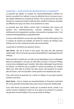 Les maux de l'Afrique en quelques mots