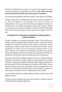 Les maux de l'Afrique en quelques mots