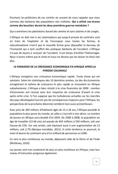 Les maux de l'Afrique en quelques mots
