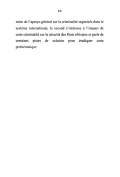 La criminalité organisée, source d'insécurité en Afrique