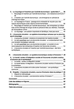 Personnes éloignées de l'emploi et problématique des déchets :