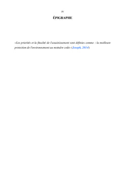 Les facteurs associés à la survenue de l'épidemie de Choléra