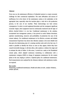 Surveillance et diagnostic des défaillances dans les cimenteries