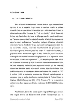 Crise Structurelle et Exode Rural en Haïti