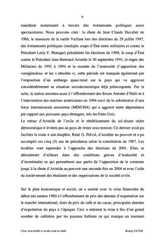 Crise Structurelle et Exode Rural en Haïti