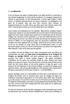 Maxa Keme, ''le politicien de Baka''